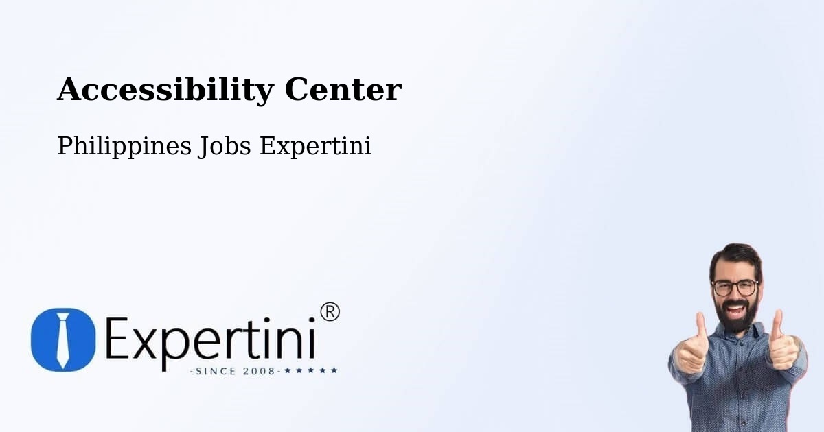 Accessibility Statement – Cotabato - Philippines Jobs Expertini