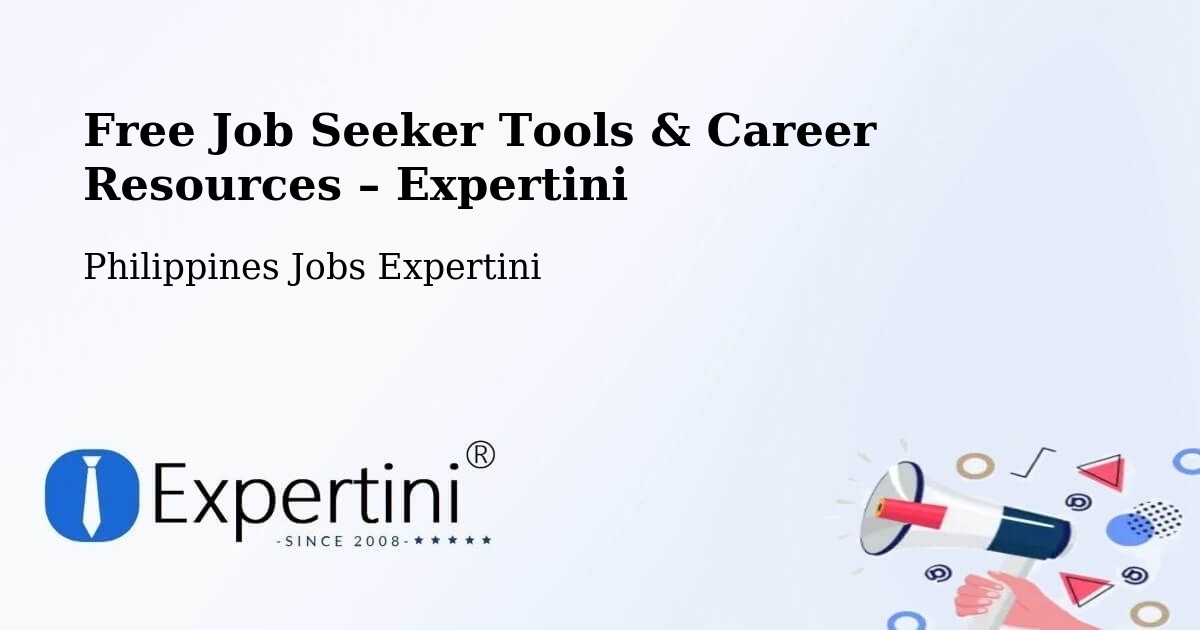 Free Job Seeker Tools & Career Resources – Cotabato - Cotabato, Philippines Jobs Expertini