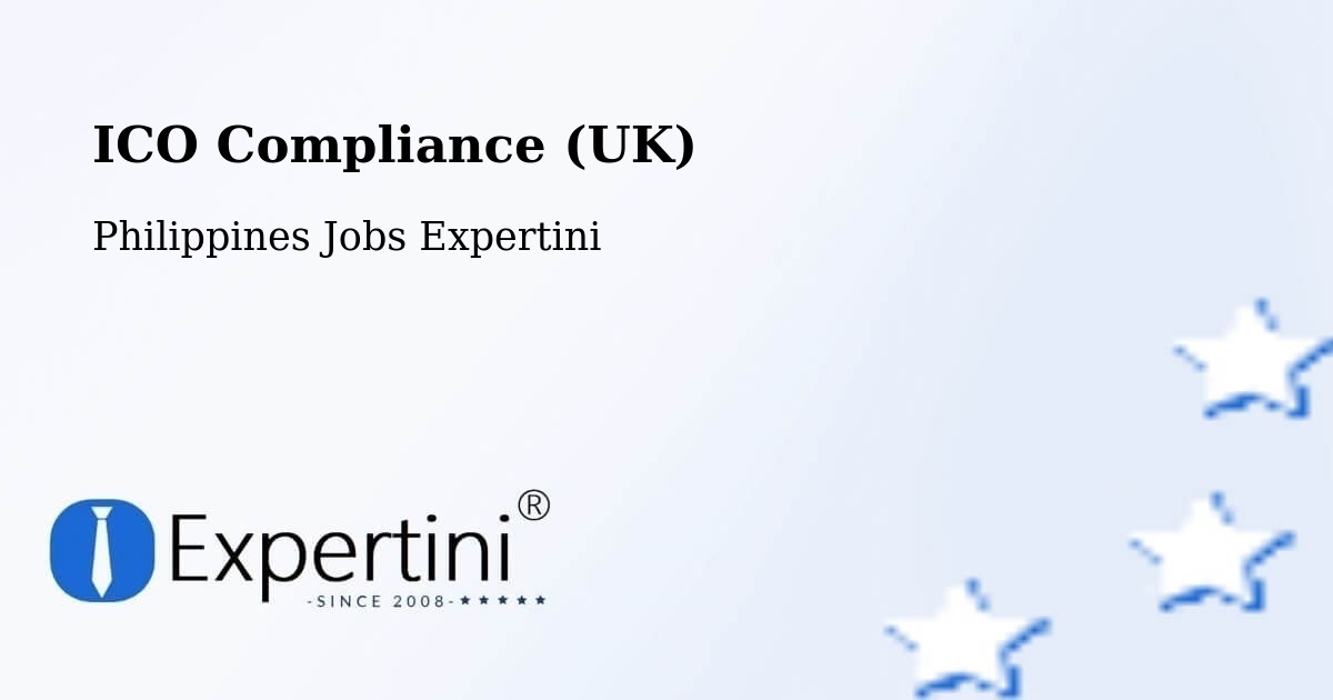UK Data Protection & ICO Compliance – Cotabato - Philippines Jobs Expertini